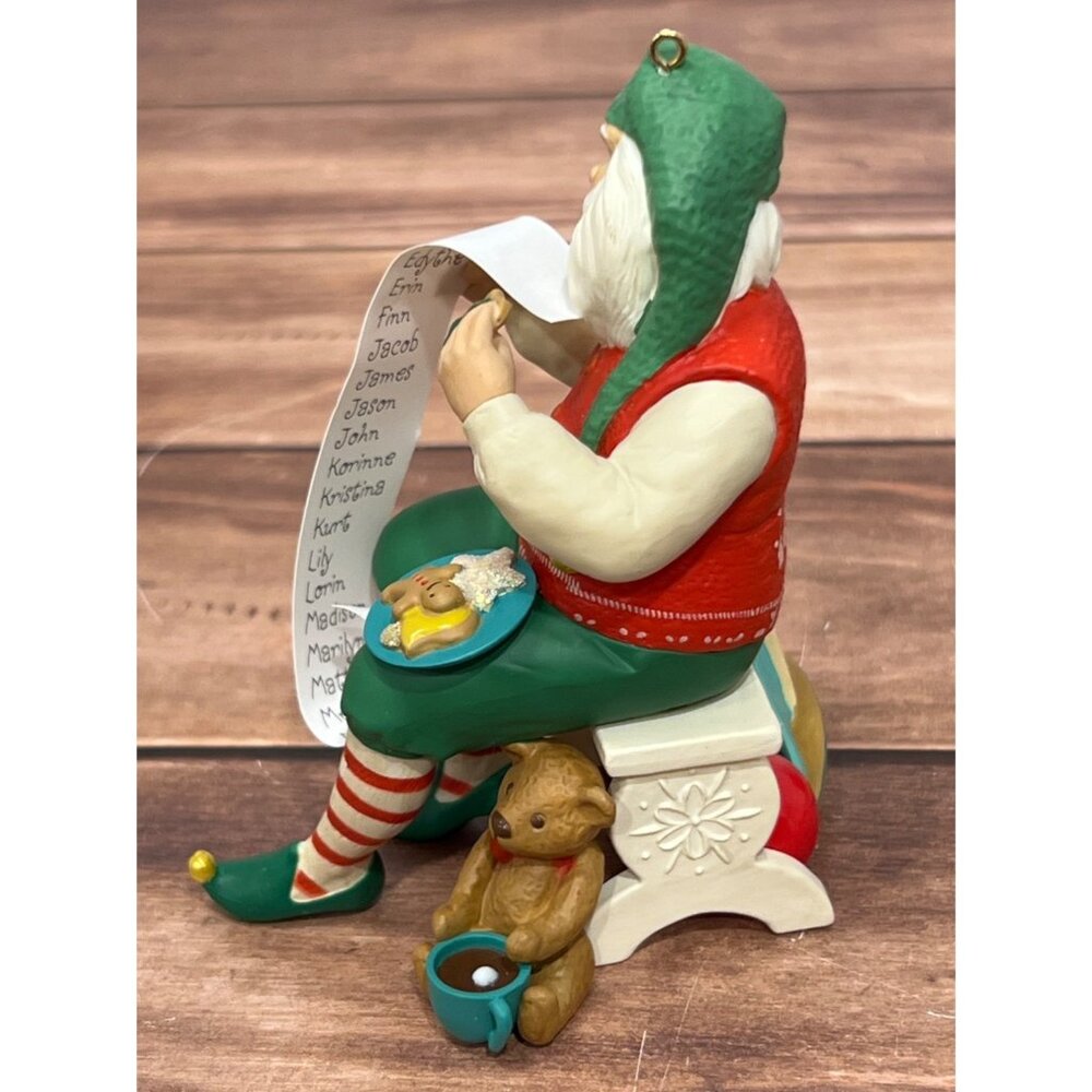 2013 HALLMARK KEEPSAKE ORNAMENT QXC5057 PRE-FLIGHT CHECK  ARTIST CRAFTED SANTA